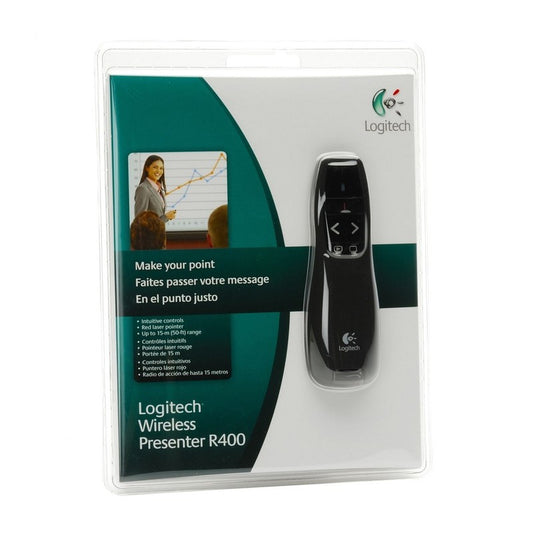 Logitech R400 Presenter - (Red