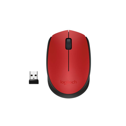 Logitech M171  Optical Wireless Mouse Red