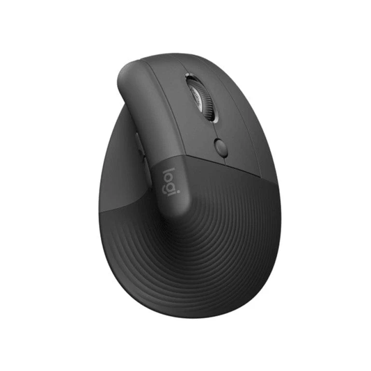 LOGI LIFT 910-006473 Vertical Ergonomic Mouse - GRAPHITE / BLACK - 2.4GHZ/BT - N/A - EMEA-914 - ON+OFFLINE;B2C.