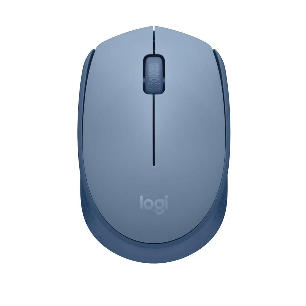 910-006866 - LOGI M171 Wireless mouse (Blue/Grey) Nano USB receiver 3 buttons optical .