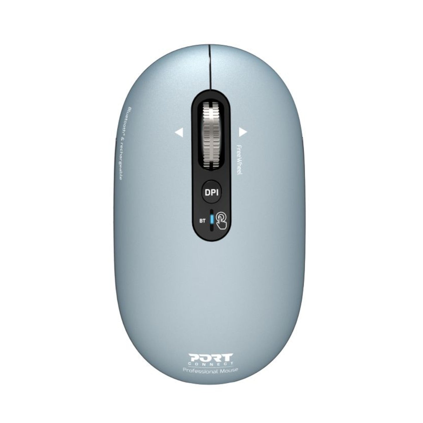 Port Connect PURE MAC Rechargeable Wireless and Bluetooth Mouse - Storm - Guards On Duty Shop & Security Guards