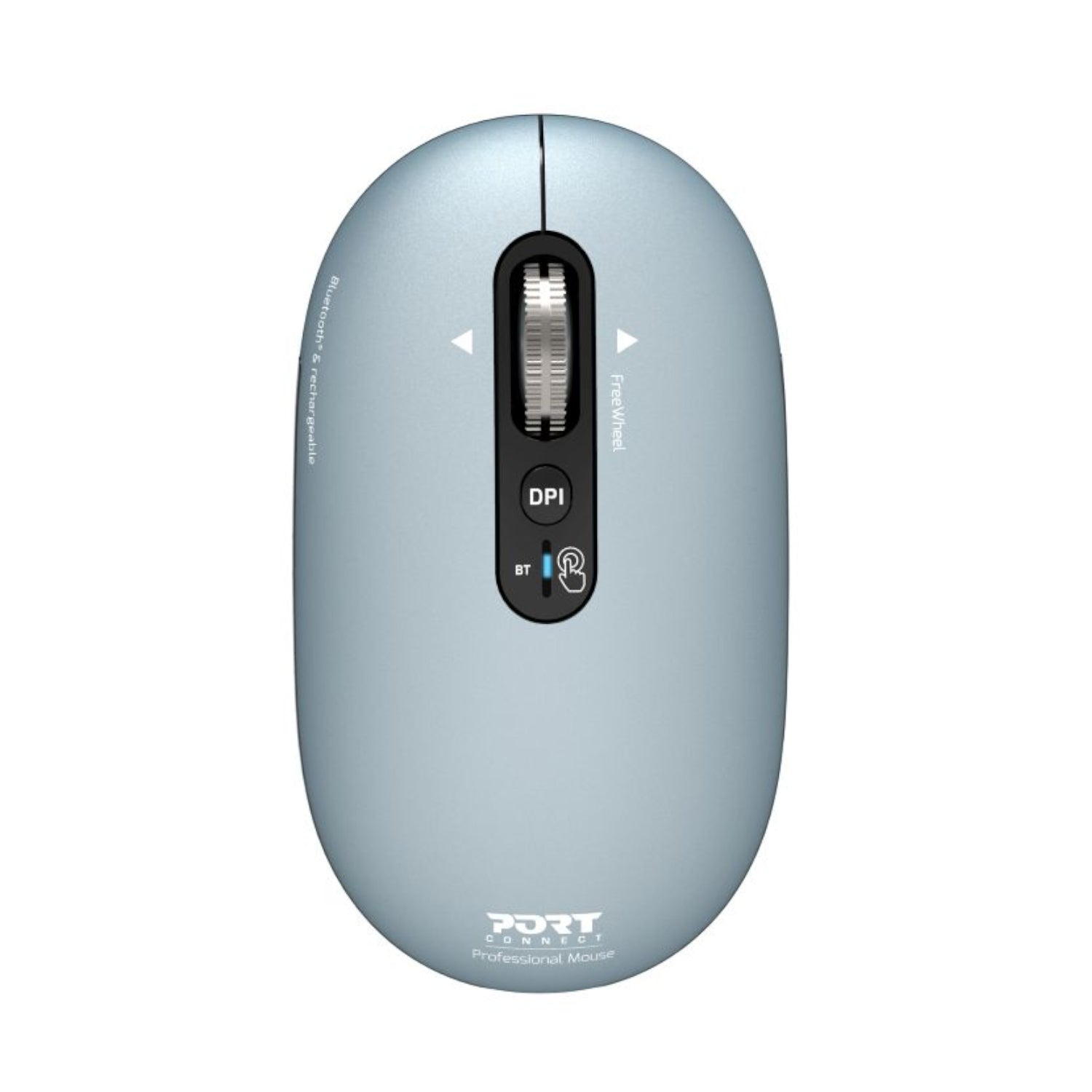 Port Connect PURE MAC Rechargeable Wireless and Bluetooth Mouse - Storm - Guards On Duty Shop & Security Guards