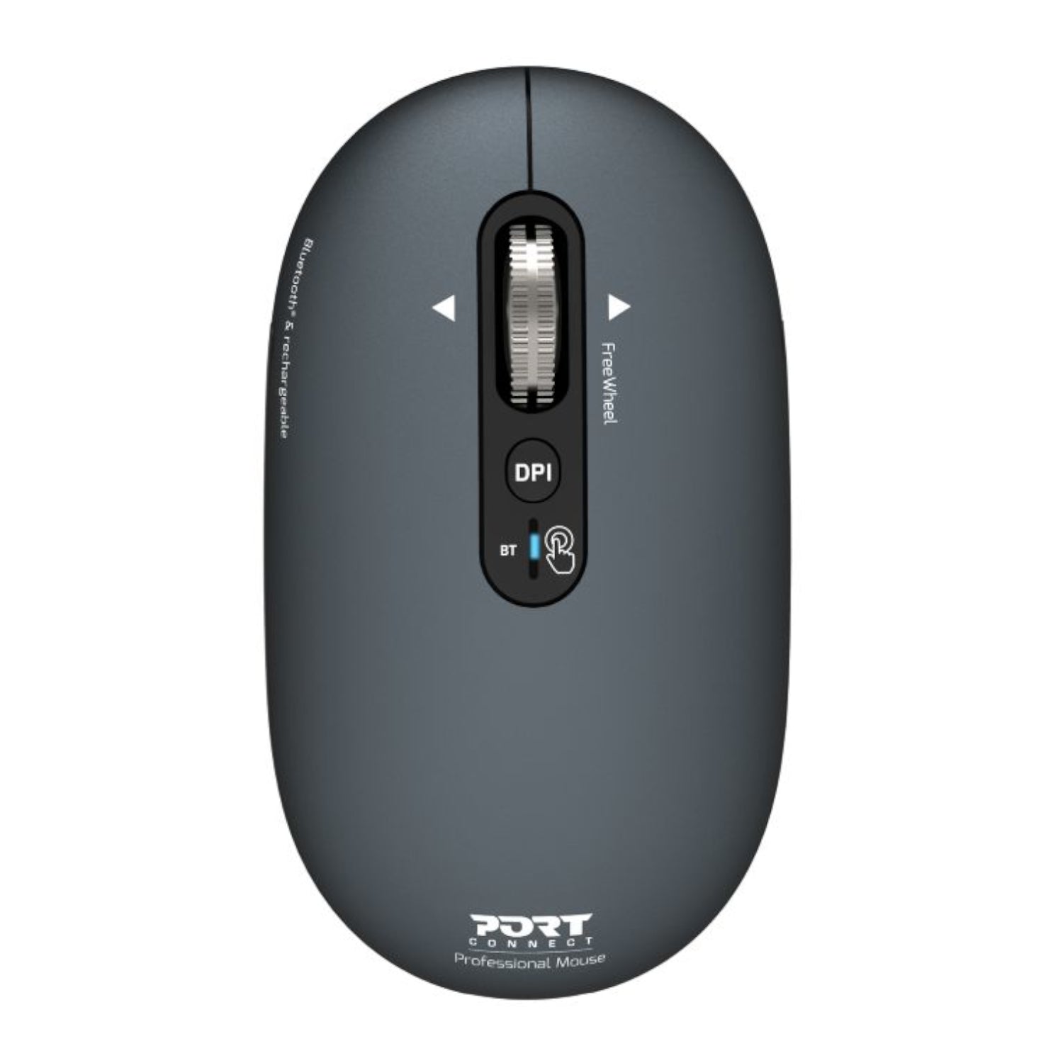 Port Connect PURE MAC Rechargeable Wireless and Bluetooth Mouse - Shadow - Guards On Duty Shop & Security Guards