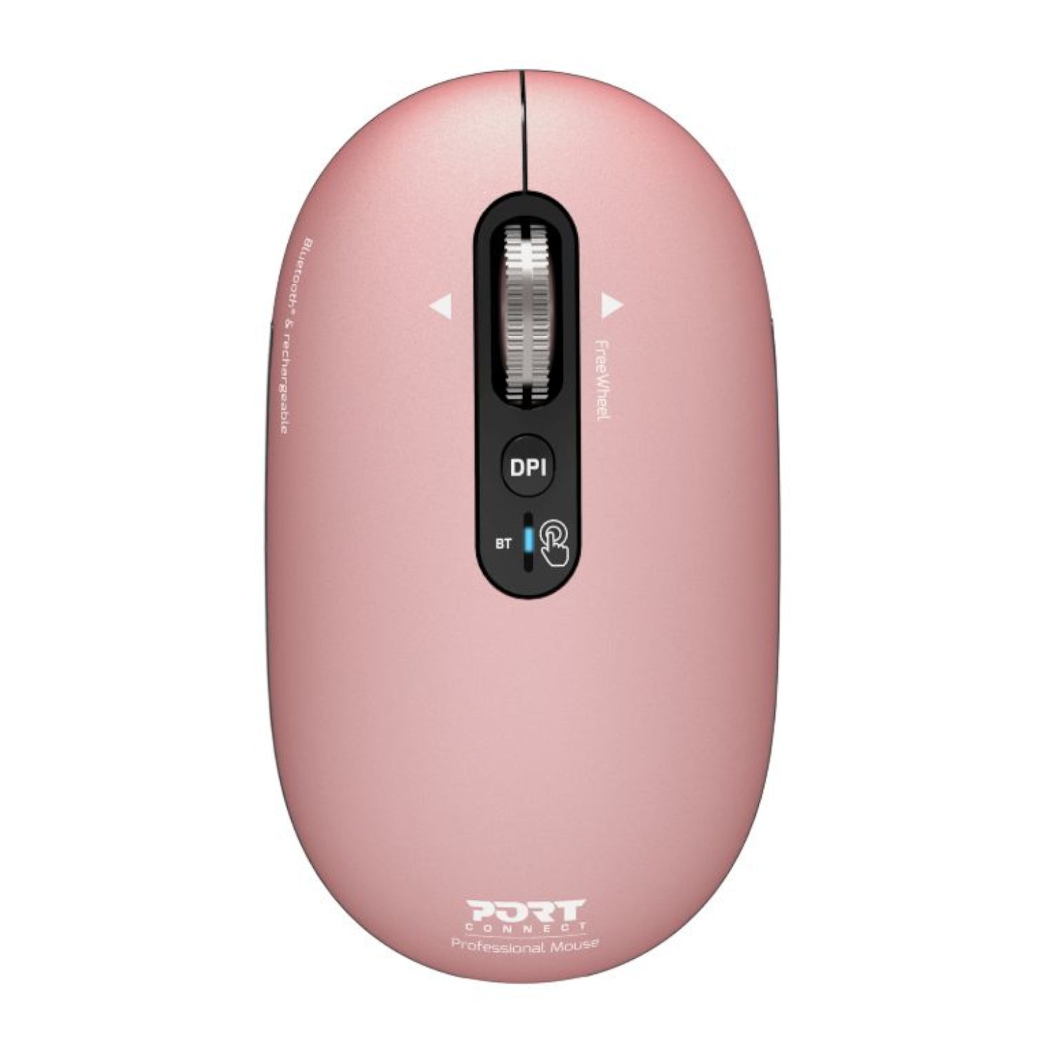 Port Connect PURE MAC Rechargeable Wireless and Bluetooth Mouse - Copper Rose - Guards On Duty Shop & Security Guards