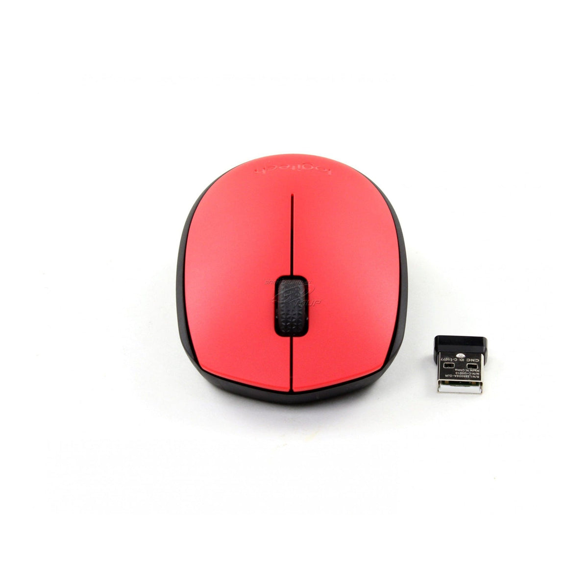 910-004641- LOGI M171 910-004641 Wireless mouse (RED) Nano USB receiver 3 buttons optical .