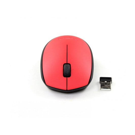 910-004641- LOGI M171 910-004641 Wireless mouse (RED) Nano USB receiver 3 buttons optical .