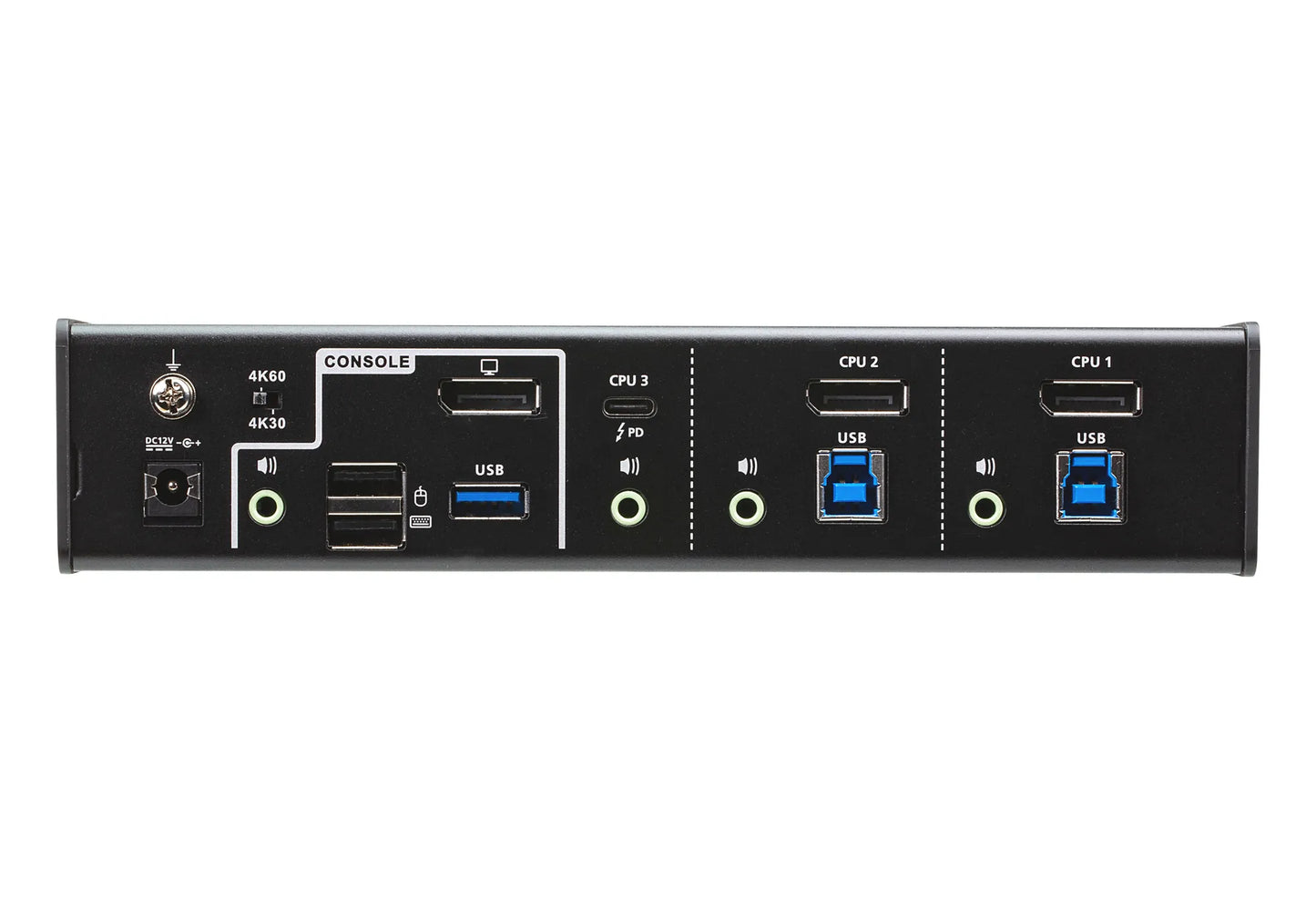 Aten USB-C 3-Port Display Port Hybrid KVMP Switch - Guards On Duty Shop & Security Guards