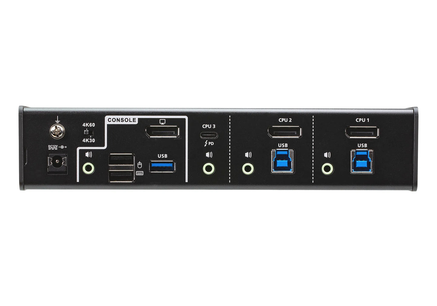 Aten USB-C 3-Port Display Port Hybrid KVMP Switch - Guards On Duty Shop & Security Guards