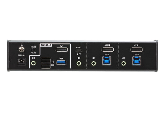 Aten USB-C 3-Port Display Port Hybrid KVMP Switch - Guards On Duty Shop & Security Guards
