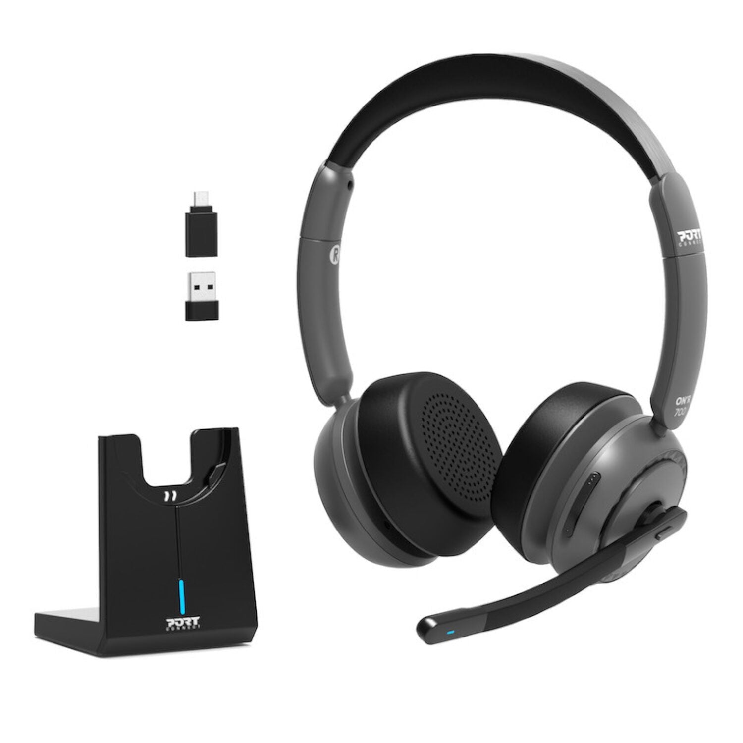 Port Connect ON’R 700 Bluetooth Wireless Headset with Noise Cancellation - Guards On Duty Shop & Security Guards