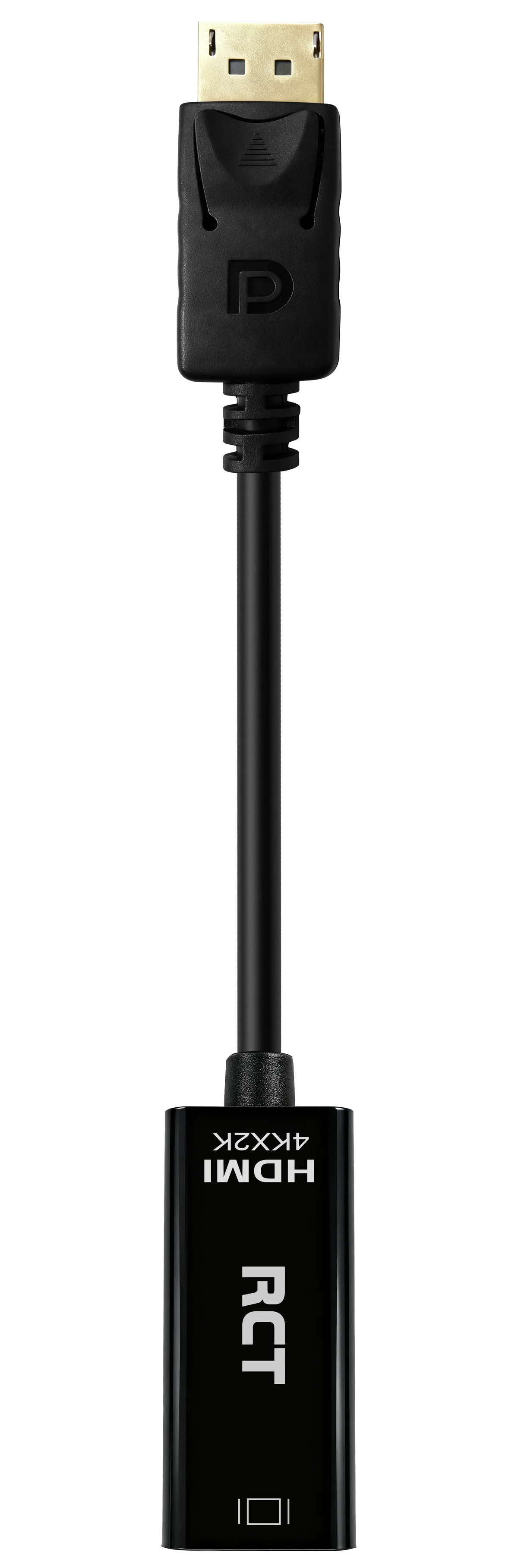 RCT display port to HDMI 4K (M to F) adapter with audio