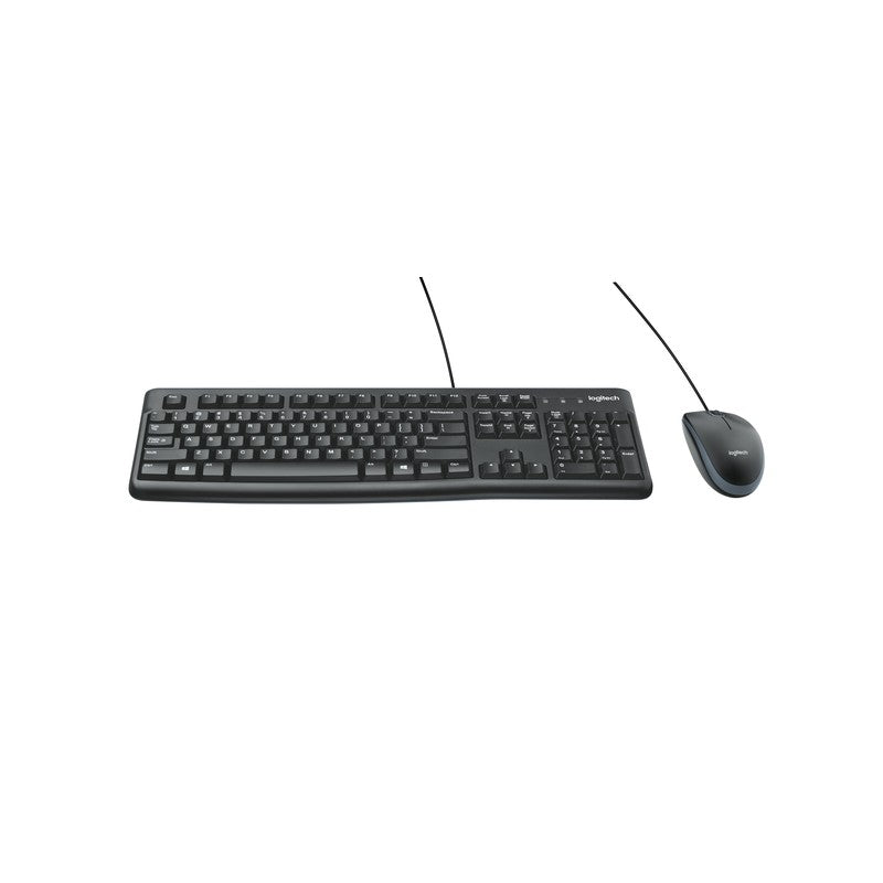 Logitech Mk120 Wired Desktop Keyboard And Mouse Combo