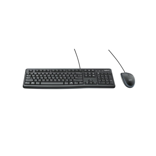 Logitech Mk120 Wired Desktop Keyboard And Mouse Combo