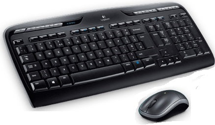 Logitech Black Mk330 Cordless Keyboard &Amp; Mouse Combo