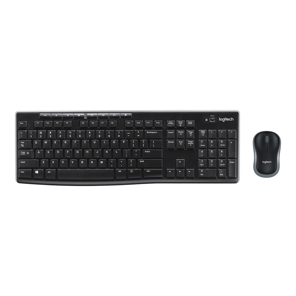 Logitech Wireless Mouse & Keyboard Combo Mk270 Blk — Logitech | Guards on Duty Shop