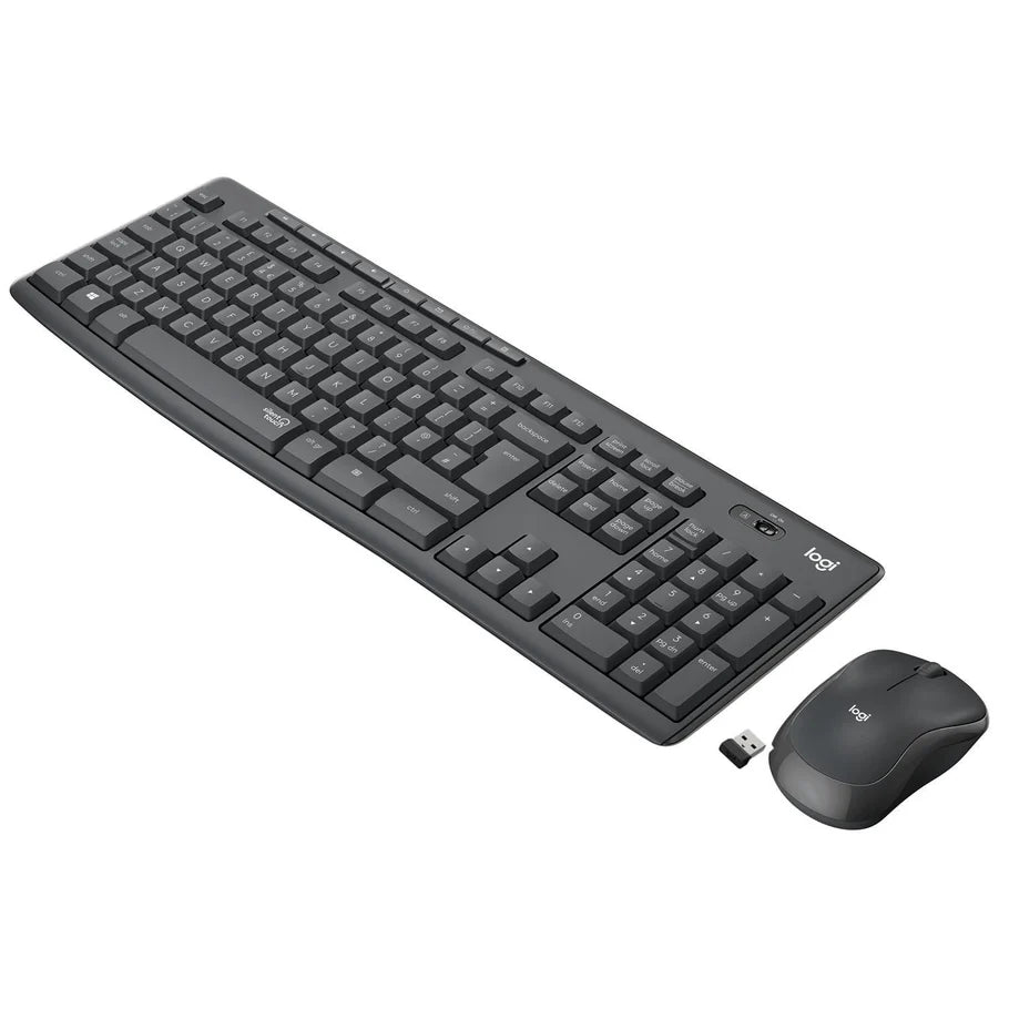920-009800 - LOGI MK295 Wireless keyboard  and mouse Combo Desktop Silent GRAPHITE