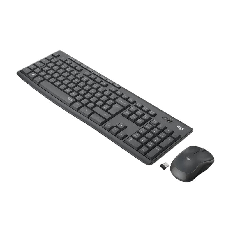 Logitech Mk295 Black Silent Wireless Keyboard &Amp; Mouse Combo