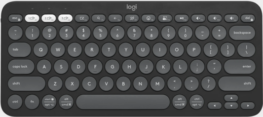 Logitech Pebble Keys 2 K380S Graphite Bluetooth Keyboard