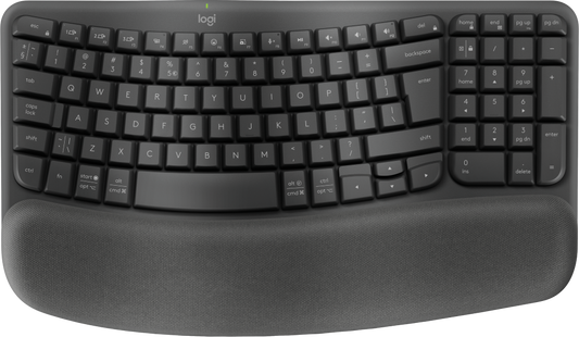 Logitech  Wave Keys Wireless Keyboard - Graphite