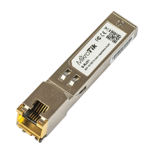 MikroTik SFP (1.25G) module, 100M, RJ45 Copper