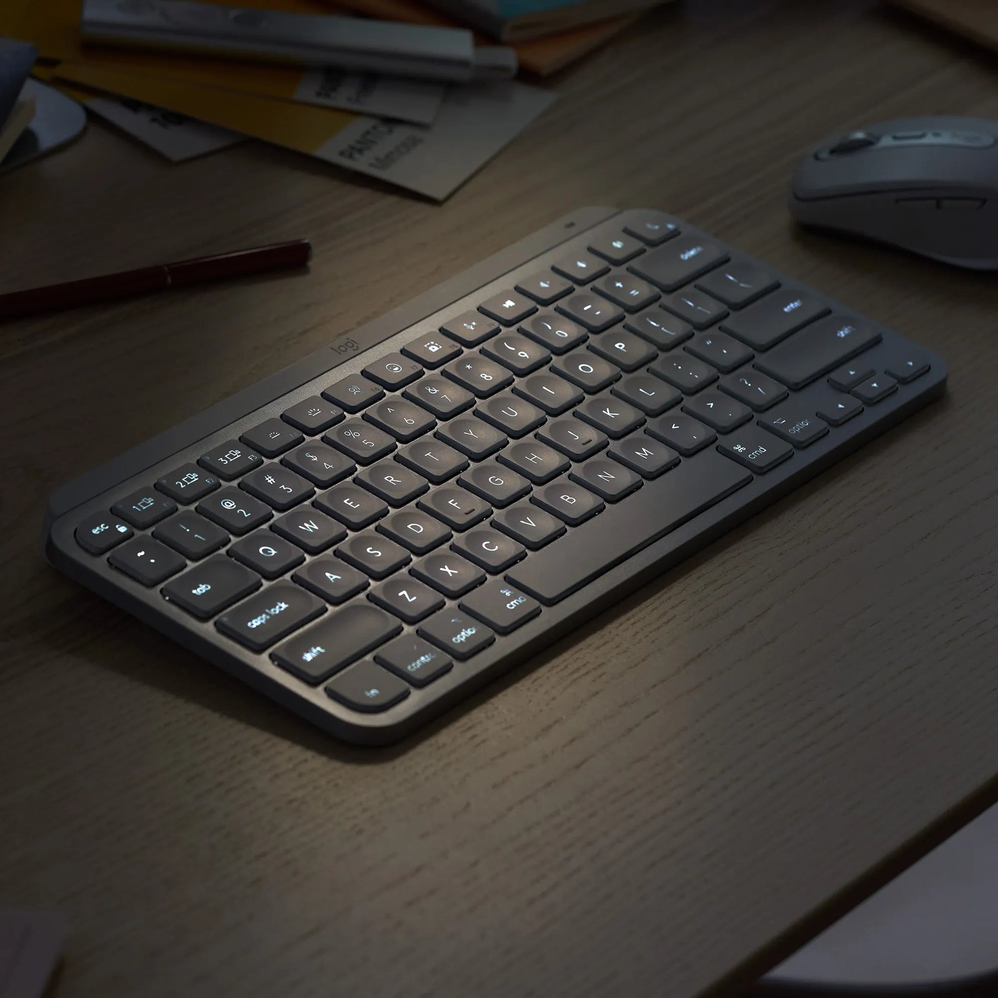 Logitech(R) MX Keys Mini Wireless Keyboard - ROSE - Guards On Duty Shop & Security Guards