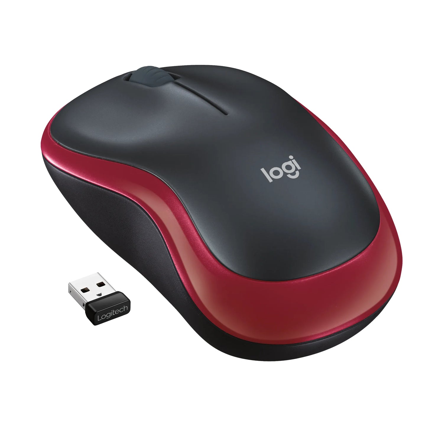 LOGITECH MOUSE WIRELESS M185 RED - Guards On Duty Shop & Security Guards