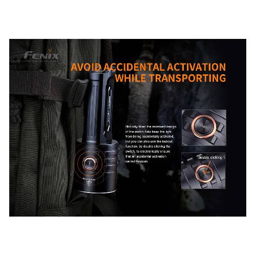 Fenix LR35R LED Flashlight (Black)