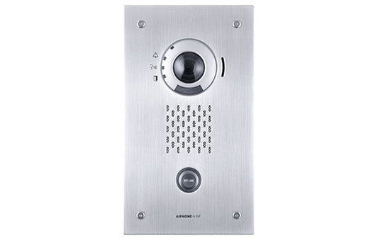 IX-DVF IP 1Button Video Door Station - stainless steel, flush mount, PoE