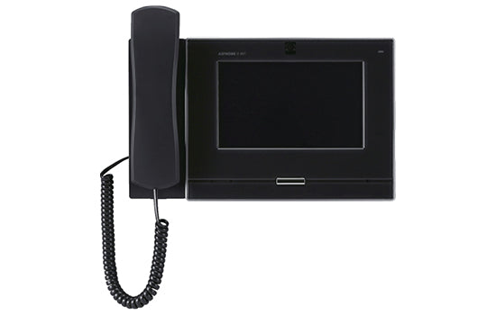IX-MV7-HB 7 inch, Master Station w/handset, Black - desktop/wall mount handsfree or push to talk, 7 inch colour LCD display