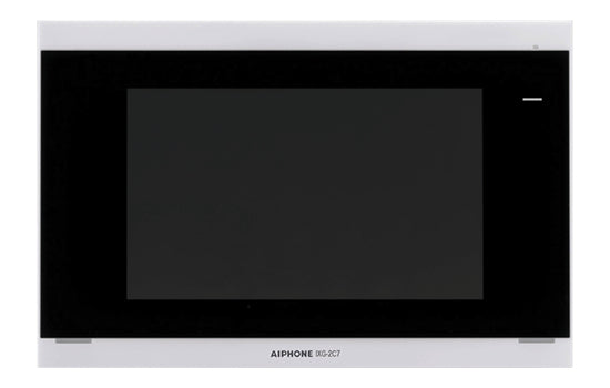 IXG-2C7 7inch IP Tenant Station - 7″ touchscreen, ONVIF profile S compliant, onboard recording with microSD card, POE