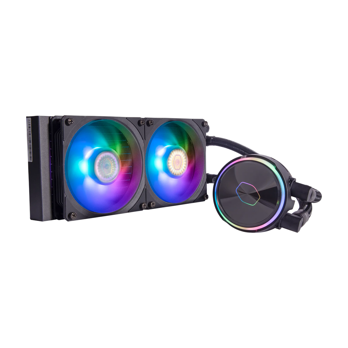Cooler Master MasterLiquid PL240 Flux White Edition -supports LGA 1700;1150;1151;1155; 1156; 1366;2011.2066; AMD AM4; AM3;TR4