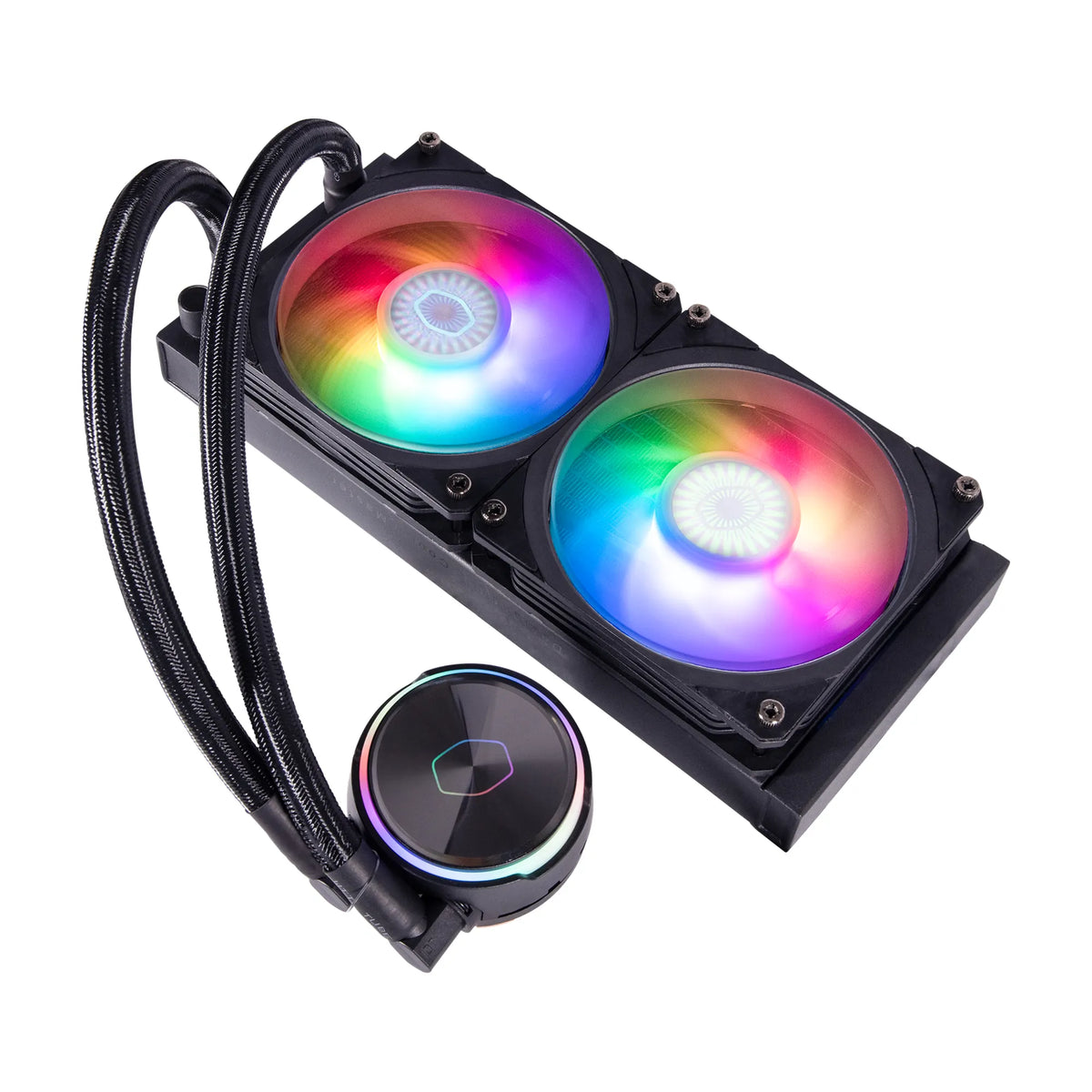 Cooler Master MasterLiquid PL240 Flux White Edition -supports LGA 1700;1150;1151;1155; 1156; 1366;2011.2066; AMD AM4; AM3;TR4