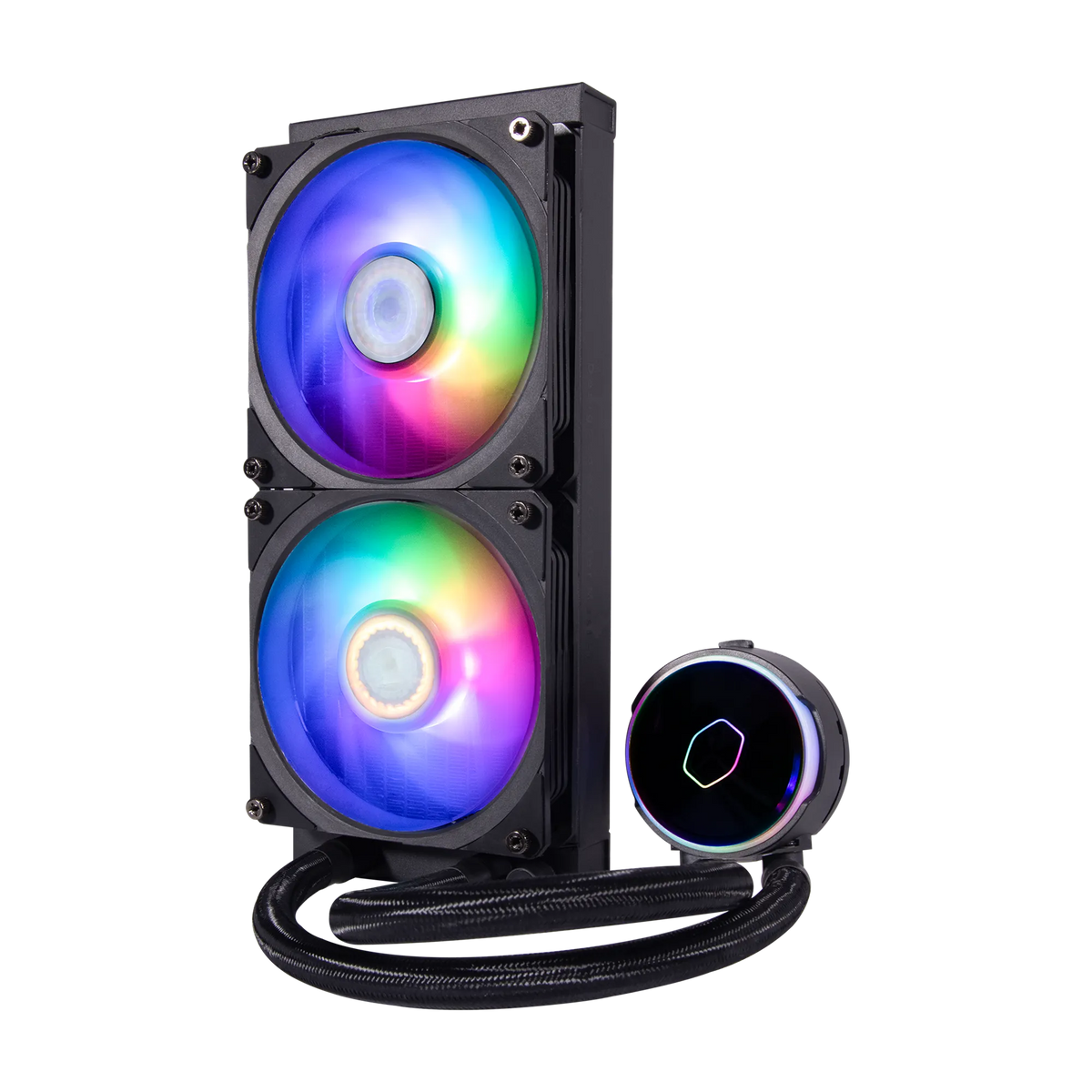 Cooler Master MasterLiquid PL240 Flux White Edition -supports LGA 1700;1150;1151;1155; 1156; 1366;2011.2066; AMD AM4; AM3;TR4