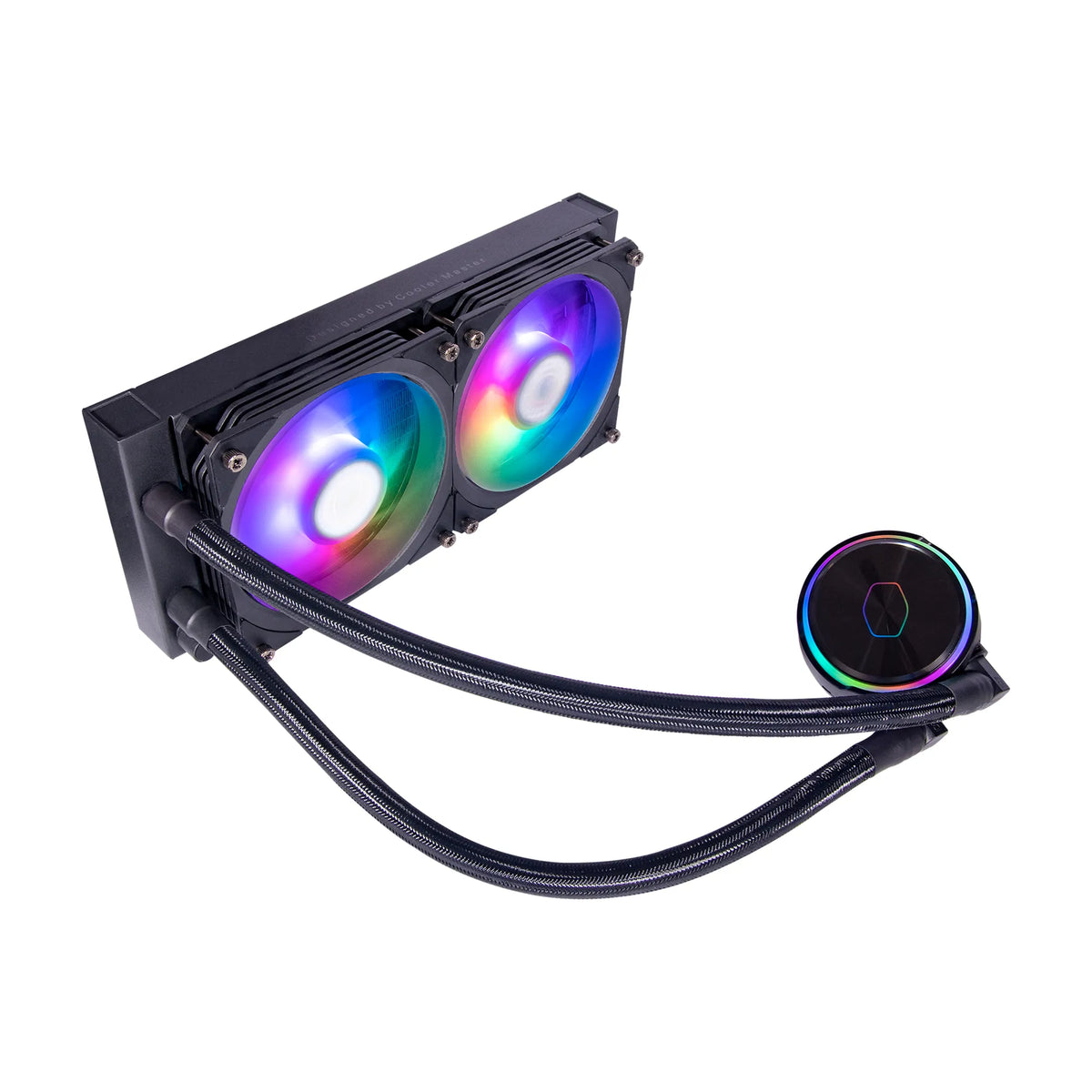 Cooler Master MasterLiquid PL240 Flux White Edition -supports LGA 1700;1150;1151;1155; 1156; 1366;2011.2066; AMD AM4; AM3;TR4