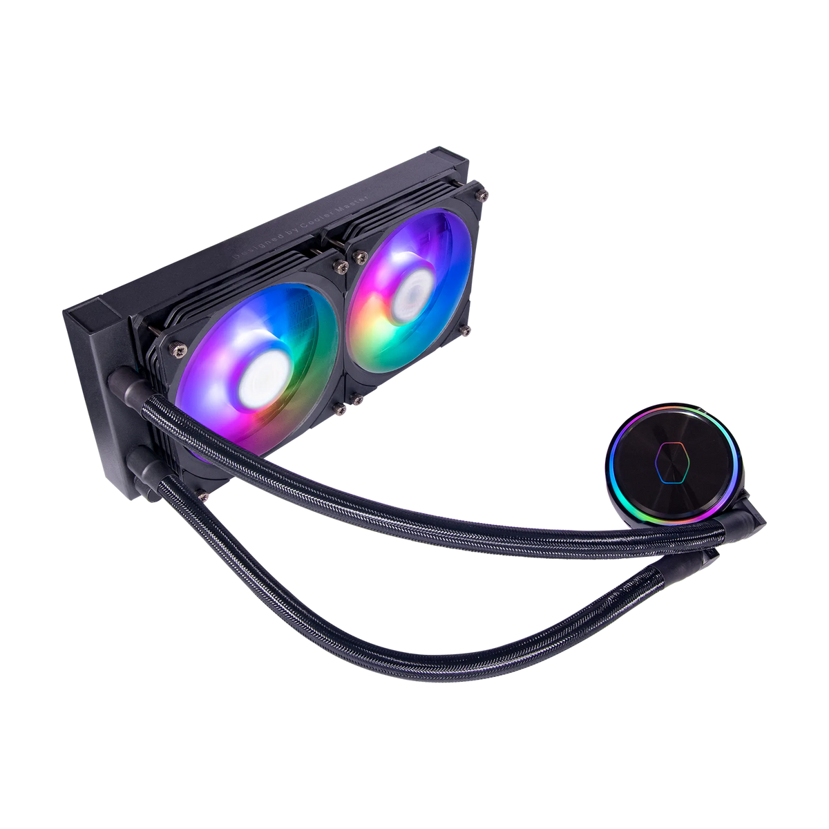 Cooler Master MasterLiquid PL240 Flux White Edition -supports LGA 1700;1150;1151;1155; 1156; 1366;2011.2066; AMD AM4; AM3;TR4