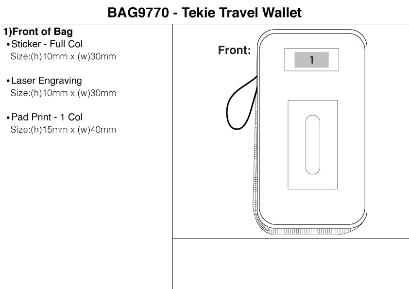 Tekie Travel Wallet