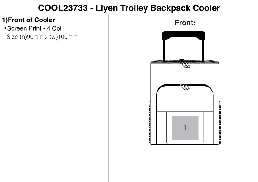 Liyen Trolley Backpack Cooler