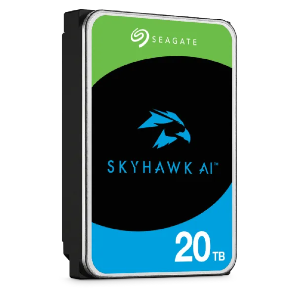Seagate Skyhawk AI ST20000VE003 20TB 3.5'' HDD Surveillance Drives/ SATA 6GB/s Interface/ 256MB Cache/ RPM: 7200/ 512e.