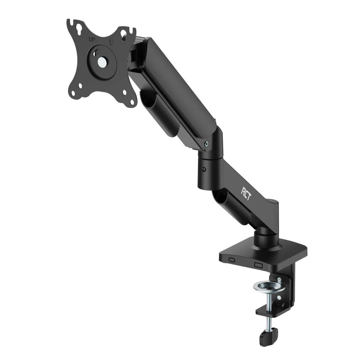 BRACKET 17'' - 32'' single monitor mount; gas spring: tilt; swivel & rotate; VESA Compatible: 75x75 & 100x100; up to 9Kg's