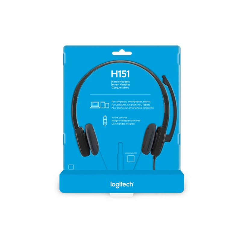 Logitech H151 Stereo Light Weight And Adjustable Headset