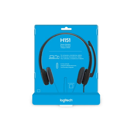 Logitech H151 Stereo Light Weight And Adjustable Headset