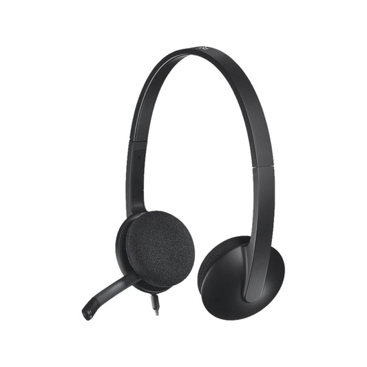 981-000475 - Logitech Headset H340 USB Stereo Internet headset over the head type with adjustable lightweight design