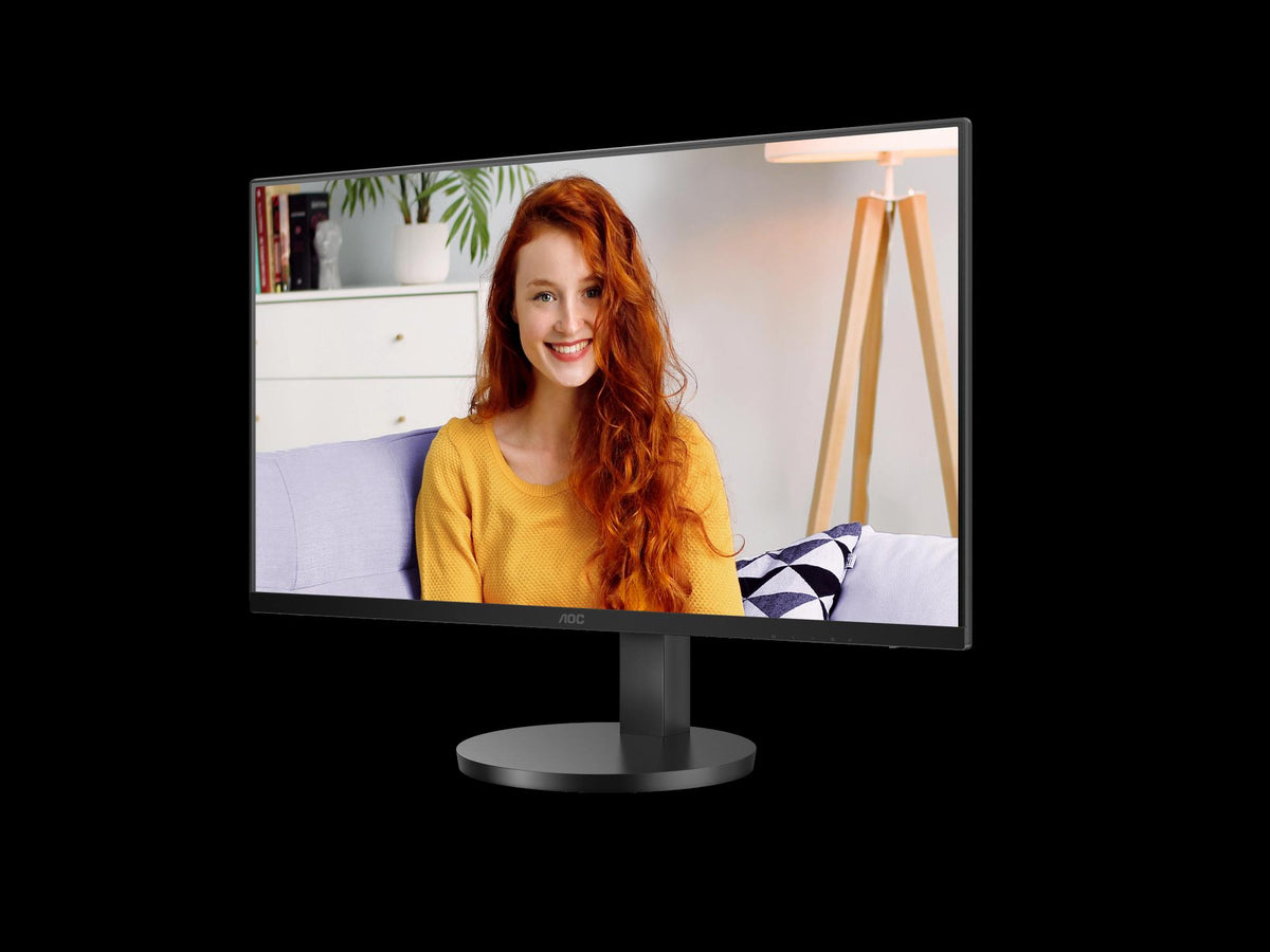 AOC-U27B3CF B3 Monitor|27 Inch|4ms (GtG)|4K UHD|USB-C|3840*2160 60Hz|350nits|HDMI+DP|Internal PSU|HAS;Tilt; SPKs|3YR