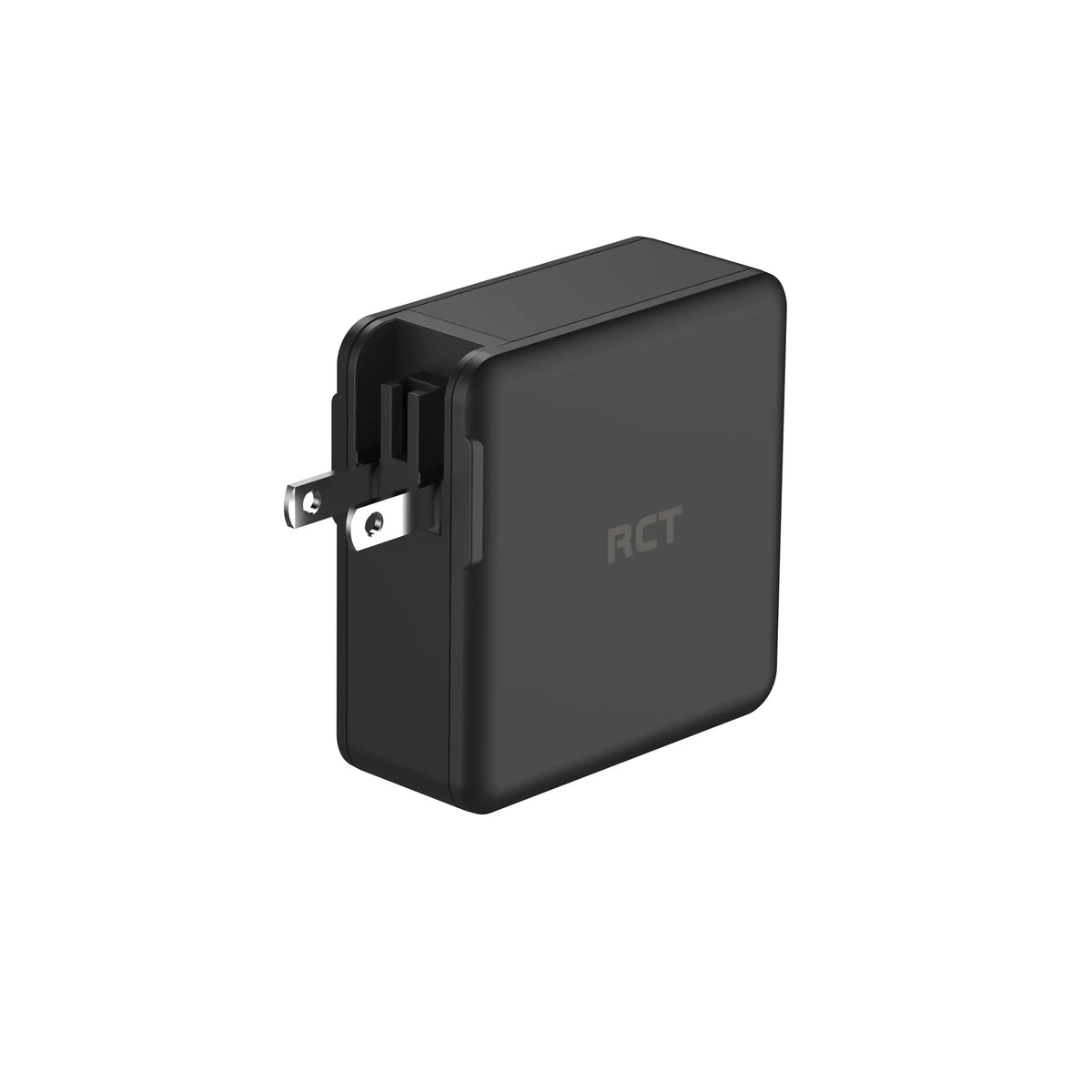 RCT 100W GaN fast charging travel kit | Travel adapter + (EU+UK+SA) Plug and cable | 1 year carry-in warranty