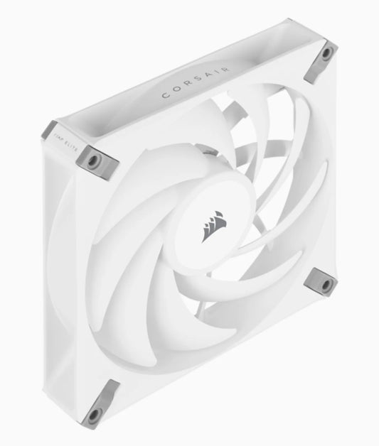 Corsair AF ELITE Series; AF140 ELITE WHITE; 140mm Fluid Dynamic Fan with AirGuide; Single Pack.