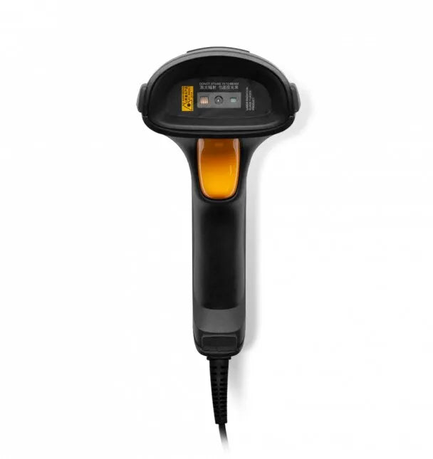 Newland-HR52 Bonito 2D Handheld Reader; CMOS Duo Near & Far range Mega Pixel imager with Laser Aimer ; Black surface with 2 mtr.