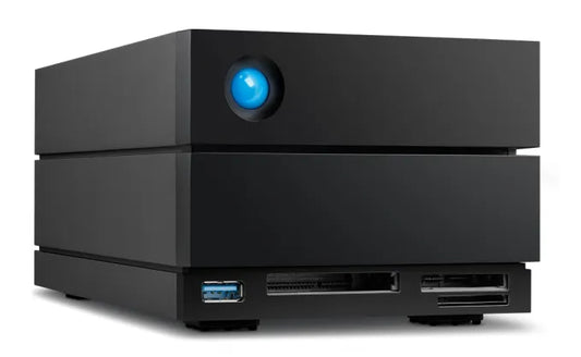 Seagate LaCie STLG20000400 2big Dock Thunderbolt 3; 20TB; Dual Thunderbolt 3 & DP ports for 2x4K or 1x 8K diplays; RAID; USB3.2;