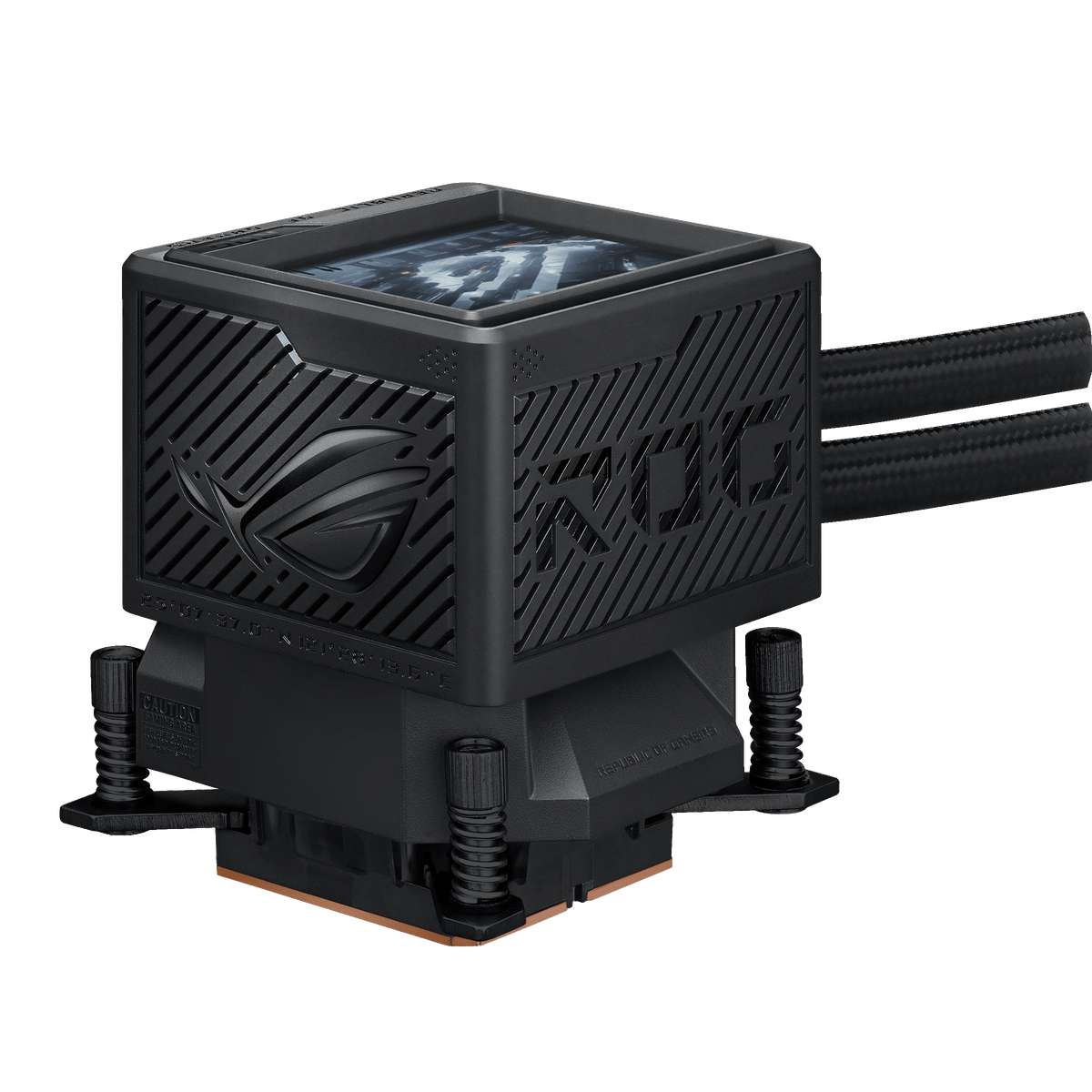 ASUS Cooler Water block dimention: 89x91x108 mm. Block Material (CPU Plate):Copper. Radiator Dimension: 399.5x120x30mm