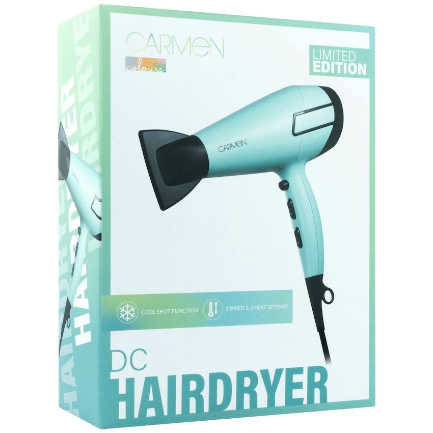 Carmen Colours 2200w DC Hairdryer