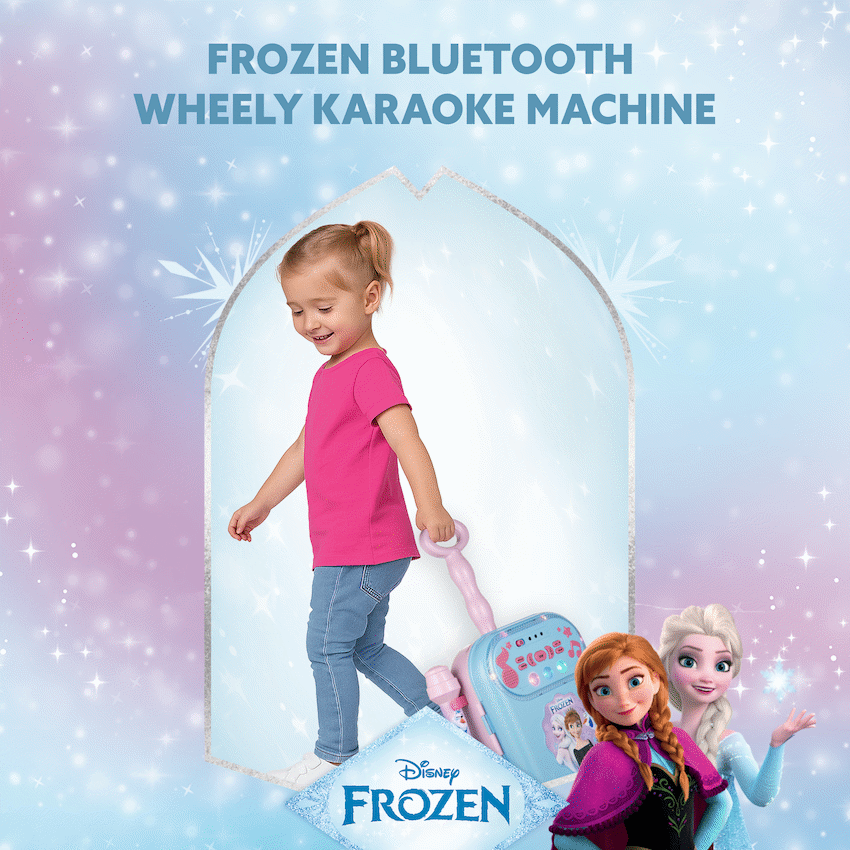 Disney Frozen Bluetooth Wheely Karaoke Machine - Guards On Duty Shop & Security Guards
